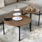 Ensemble de Tables Basses OSCAR – Marron
