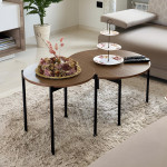 Ensemble de Tables Basses OSCAR – Marron
